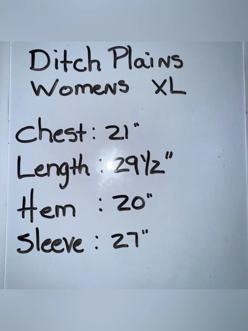 Ditch Plains Womens XL Plaid Cotton Shirt Blue Western Workwear Button